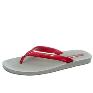 Prada coral sandals